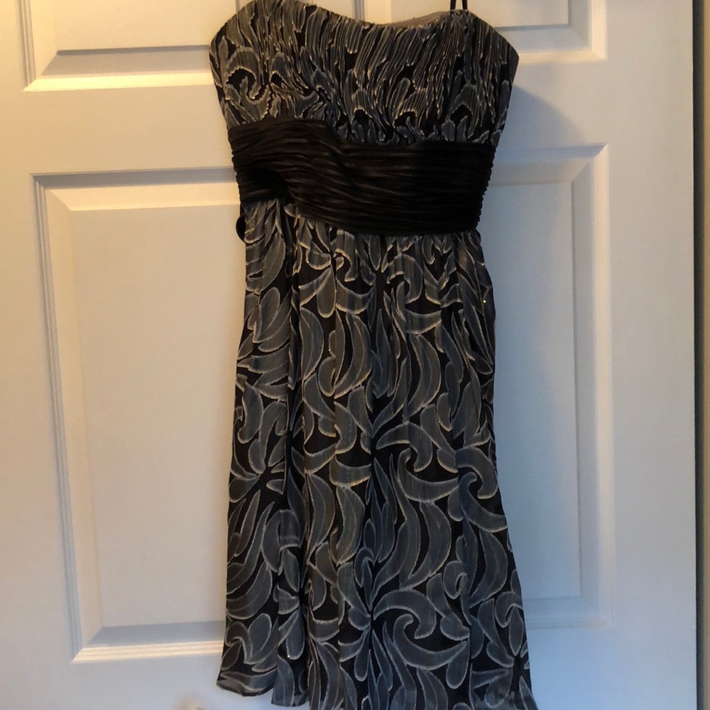 Strapless BCBG dress